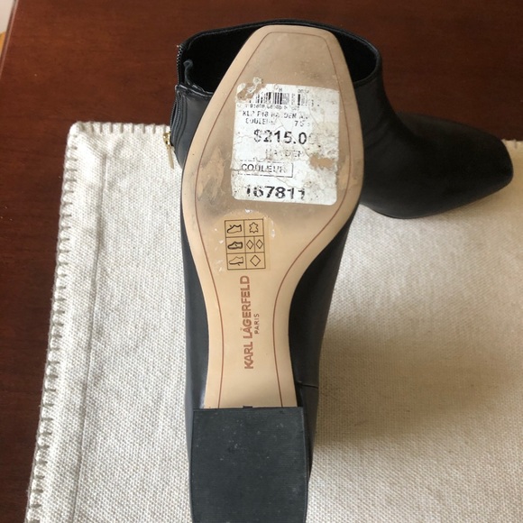 Karl Lagerfeld leather booties - Picture 8 of 8